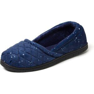Women Closed Back Memory Foam Comfort Slip On Loafer With Rubber Sole Slipper